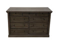 Adelaide - Wood 9 Drawer Dresser - Cocoa Brown - Select Living Furniture - Dressers - Classic Home - 52010923 - Adelaide - Wood 9 Drawer Dresser - Cocoa Brown -