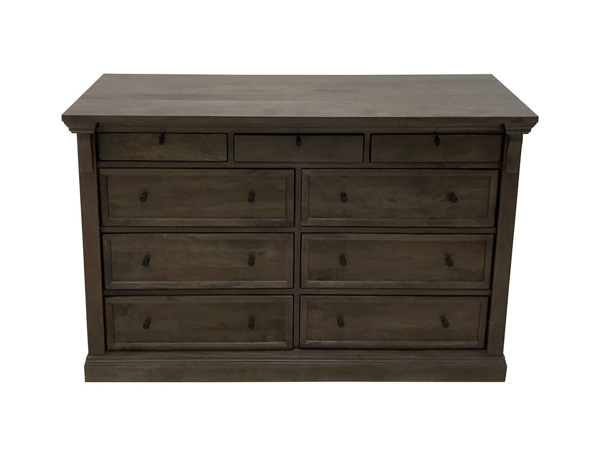 Adelaide - Wood 9 Drawer Dresser - Cocoa Brown - Select Living Furniture - Dressers - Classic Home - 52010923 - Adelaide - Wood 9 Drawer Dresser - Cocoa Brown -