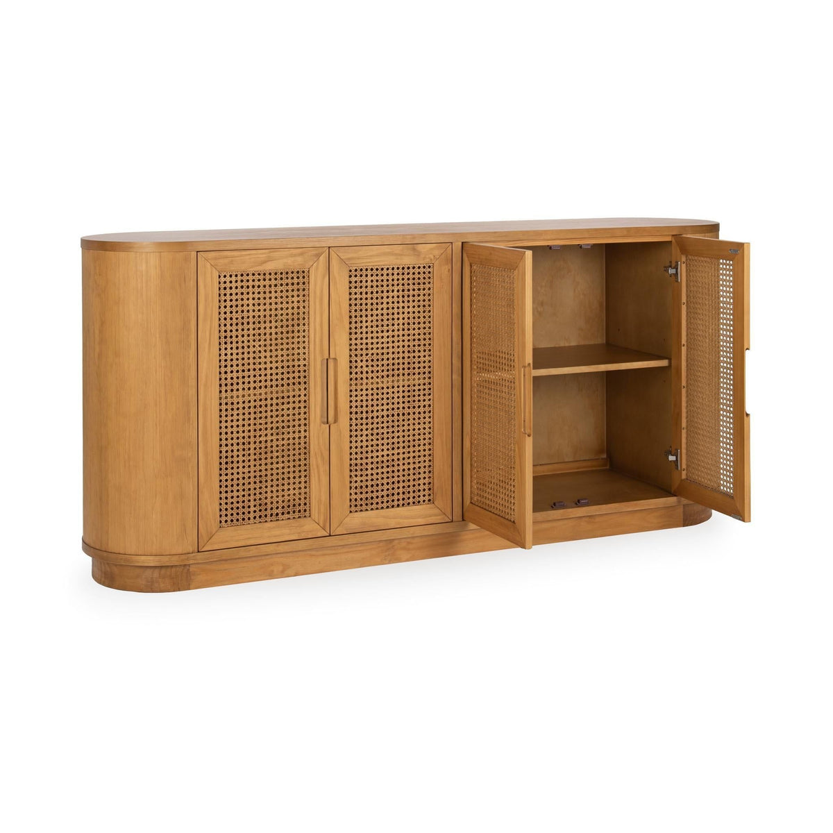Adelheid - 4 Door Buffet - Natural - Select Living Furniture - Buffets - Classic Home - 52004199 - Adelheid - 4 Door Buffet - Natural -