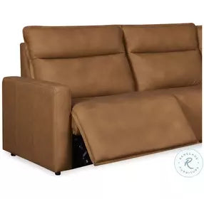 Adell Saddle LAF Power Recliner with Power Headrest And Footrest