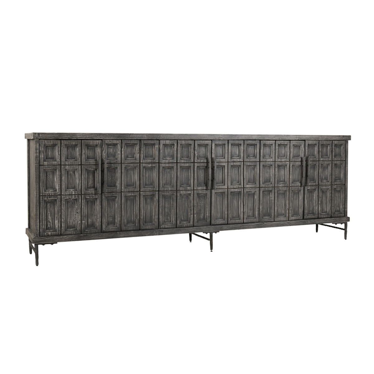 Willmark - 6 Door Iron Leg Sideboard