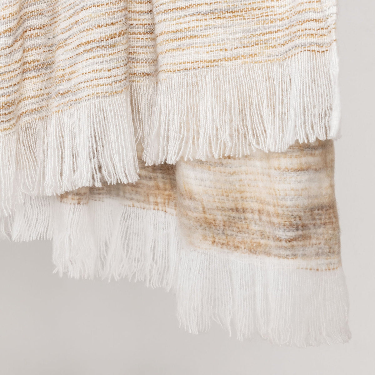 Albedo - TC Albedo Throw - Ivory / Rust - Select Living Furniture - Throws - Villa - V310045 - Albedo - TC Albedo Throw - Ivory / Rust -