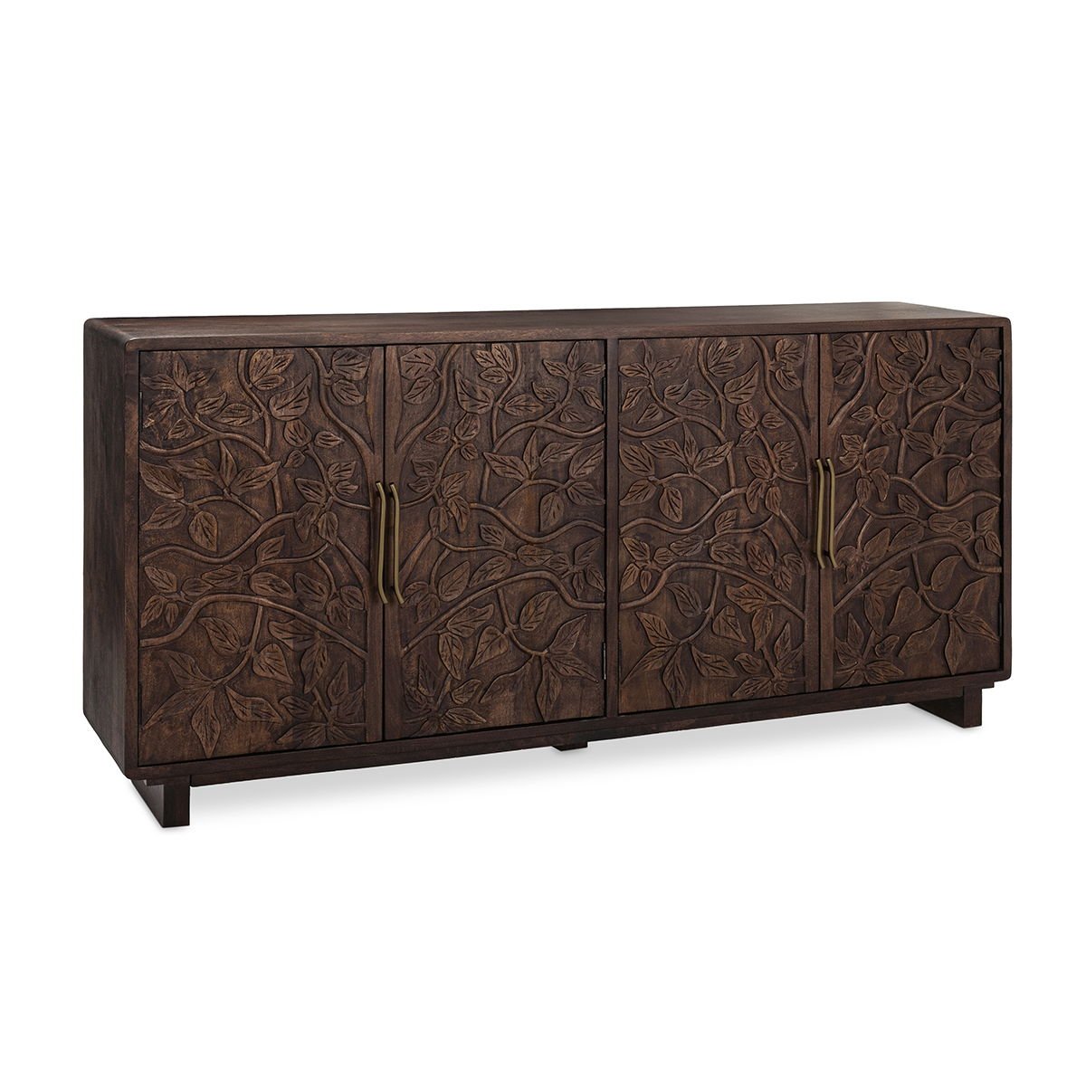 Albero - 4 Door Wood Buffet - Select Living Furniture - Buffets - Classic Home - 52010949 - Kona Brown - Albero - 4 Door Wood Buffet -