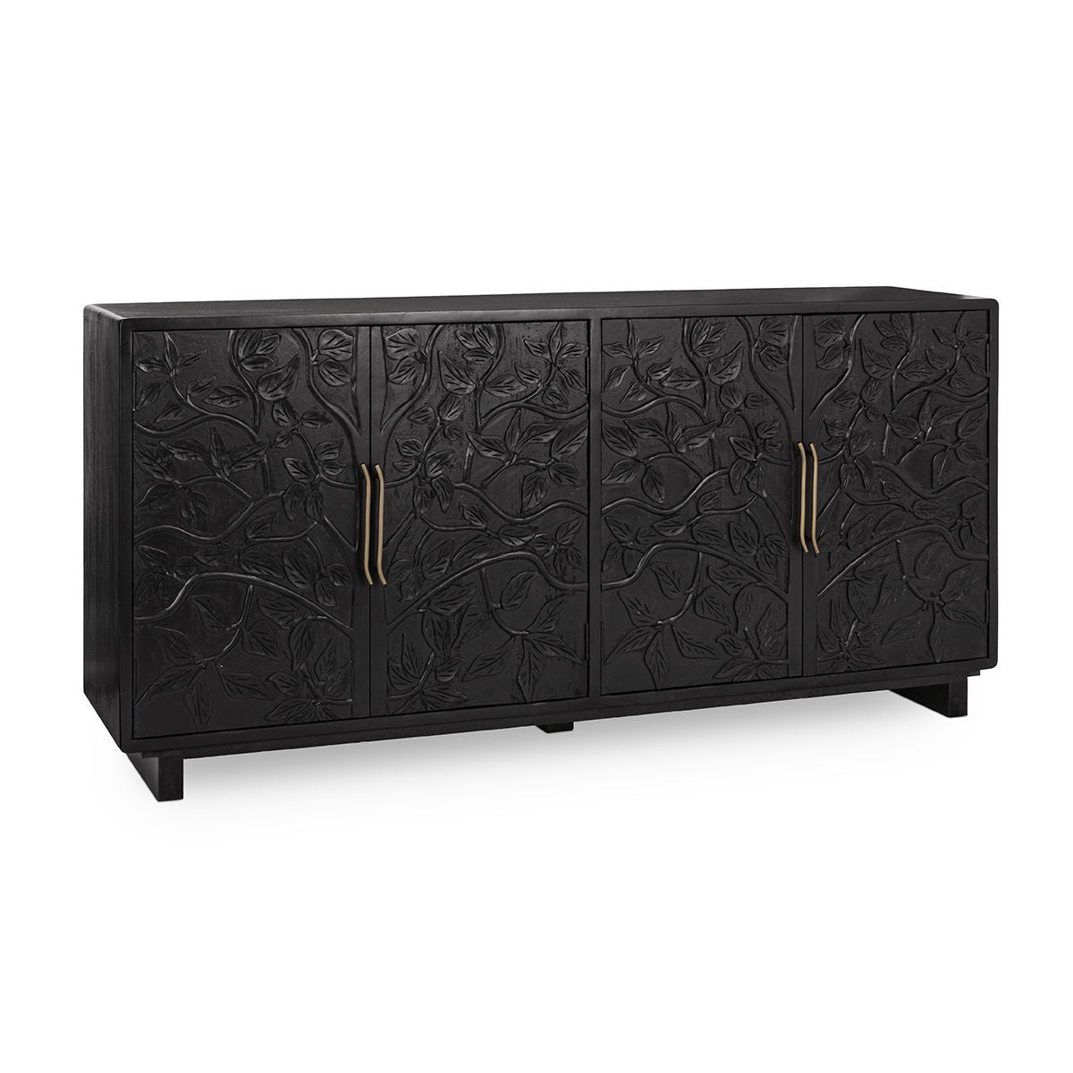 Albero - 4 Door Wood Buffet - Select Living Furniture - Buffets - Classic Home - 52010962 - Black - Albero - 4 Door Wood Buffet -
