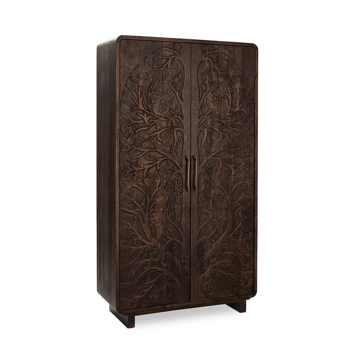 Albero - Tall Cabinet - Select Living Furniture - Accent Cabinets - Classic Home - 52010963 - Kona Brown - Albero - Tall Cabinet -