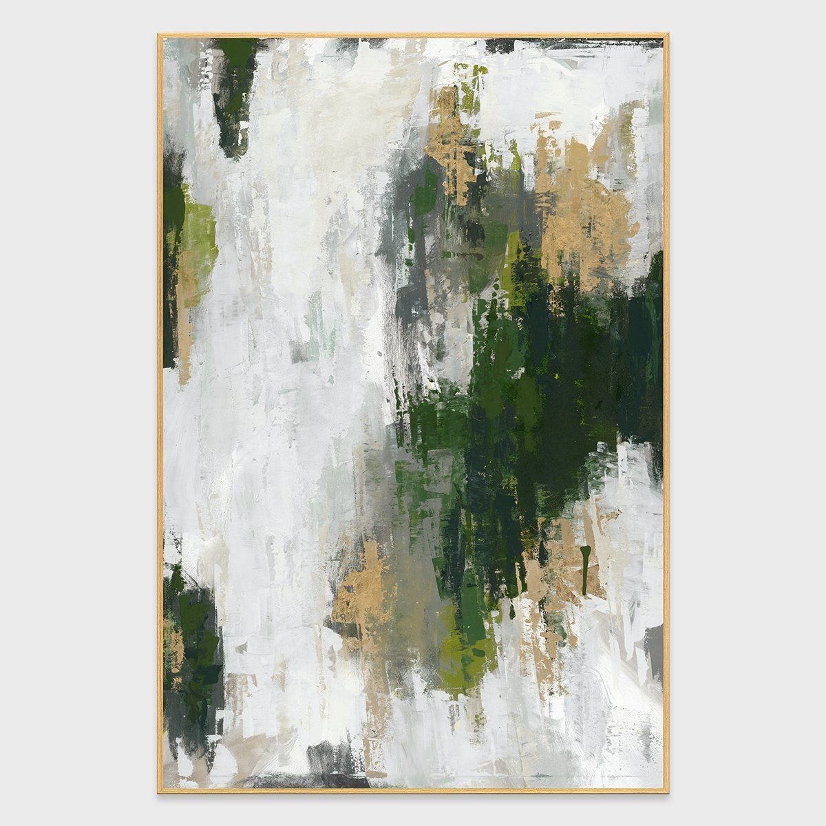 Algae - Painting Art By Buddy Whitlock - Select Living Furniture - Canvas Art - Classic Home - 560076433672 - Green -36"W x 2"D x 72"H - Algae - Painting Art By Buddy Whitlock -