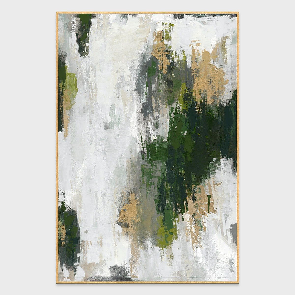 Algae - Painting Art By Buddy Whitlock - Select Living Furniture - Canvas Art - Classic Home - 560076433672 - Green -36"W x 2"D x 72"H - Algae - Painting Art By Buddy Whitlock -