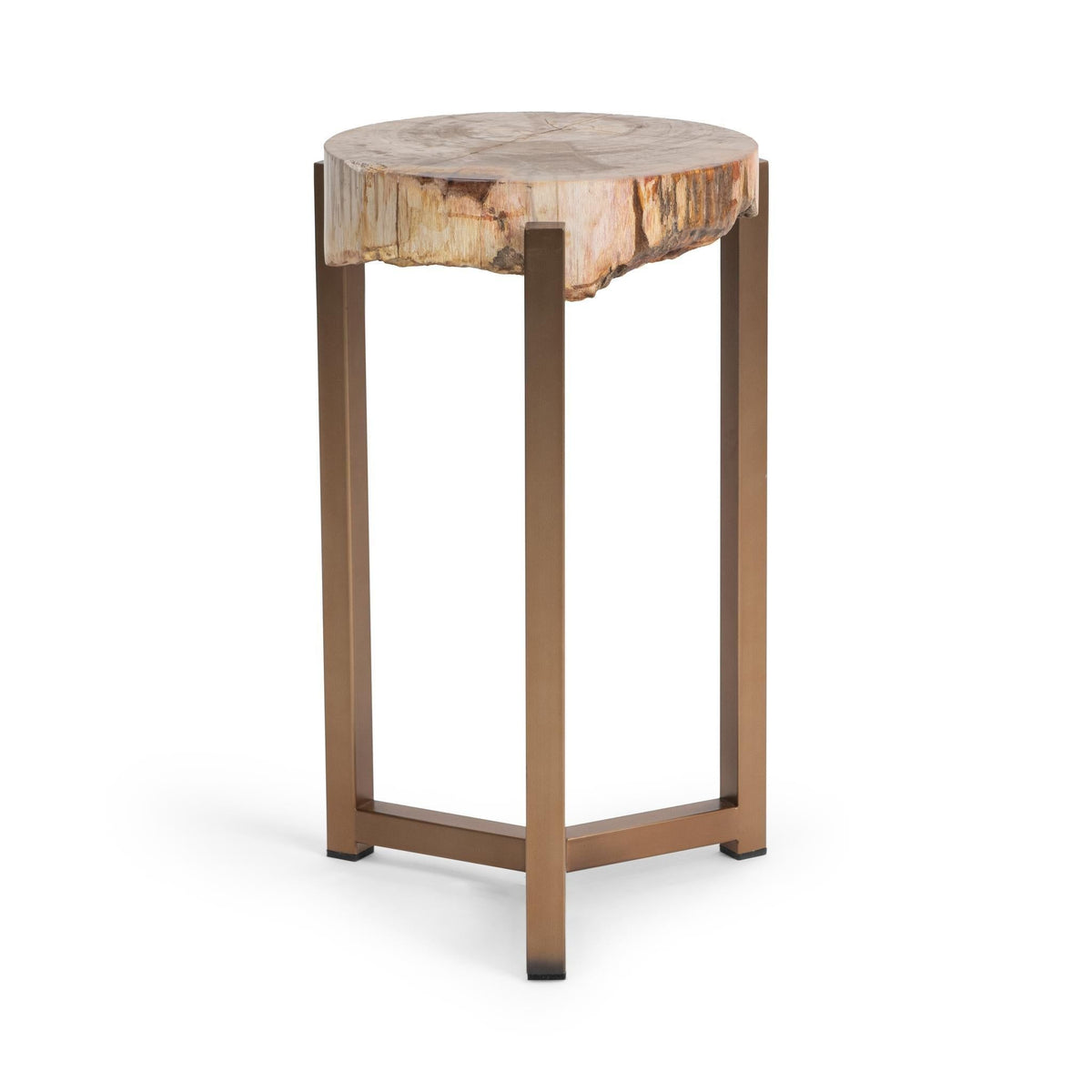 Alliza - Round Accent Table - Select Living Furniture - Accent Tables - Classic Home - 51020042 - Sepia Vein -16"W x 16"D x 24.5"H - Alliza - Round Accent Table -