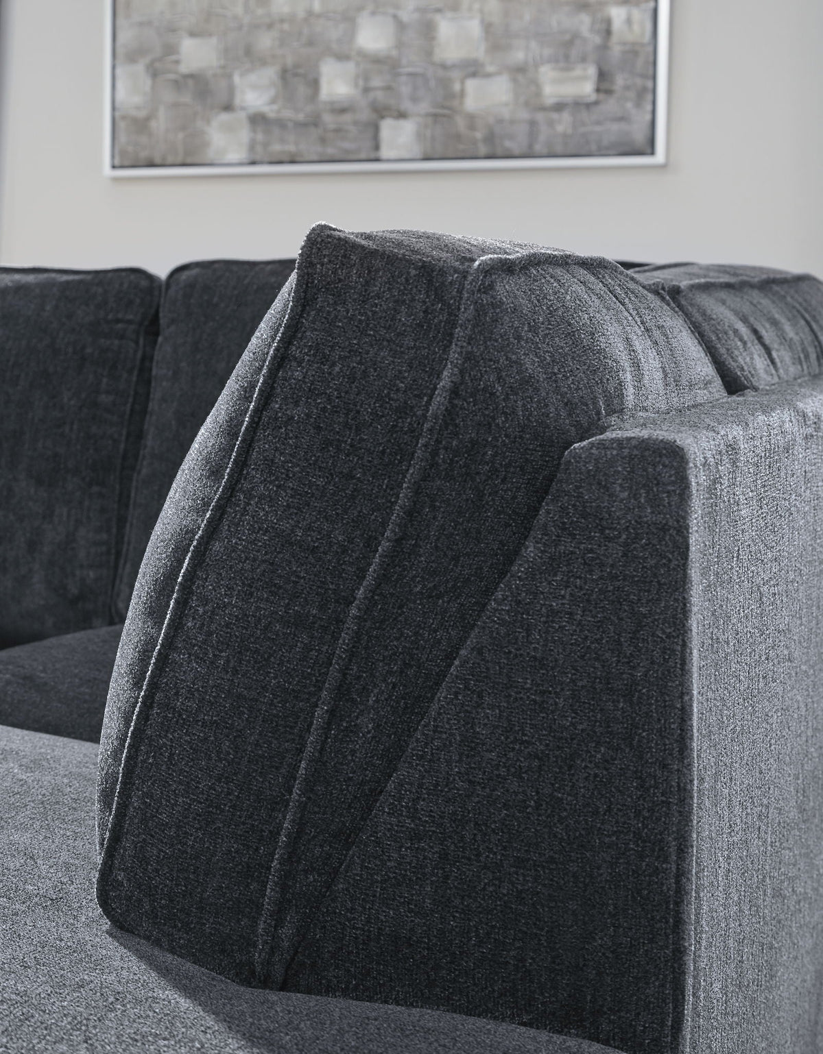 Altari - 2 Piece Sectional With Chaise - Select Living Furniture - Stationary Sectionals - Signature Design by Ashley® - 87213S2 - Dark Gray -2 Pc. Right Arm Facing Chaise Sectional - Altari - 2 Piece Sectional With Chaise -