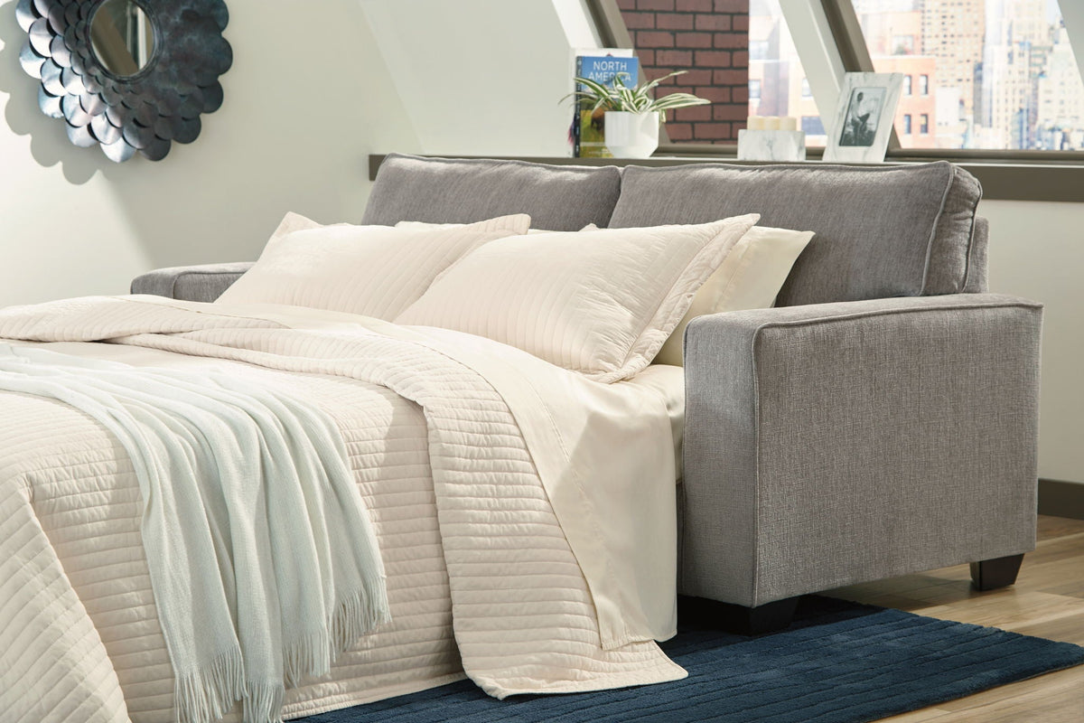 Altari - Sleeper Sofa - Select Living Furniture - Sleeper Sofas - Signature Design by Ashley® - 8721439 - Light Gray - Altari - Sleeper Sofa -