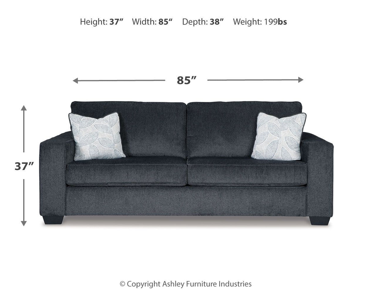 Altari - Sleeper Sofa - Select Living Furniture - Sleeper Sofas - Signature Design by Ashley® - 8721439 - Light Gray - Altari - Sleeper Sofa -