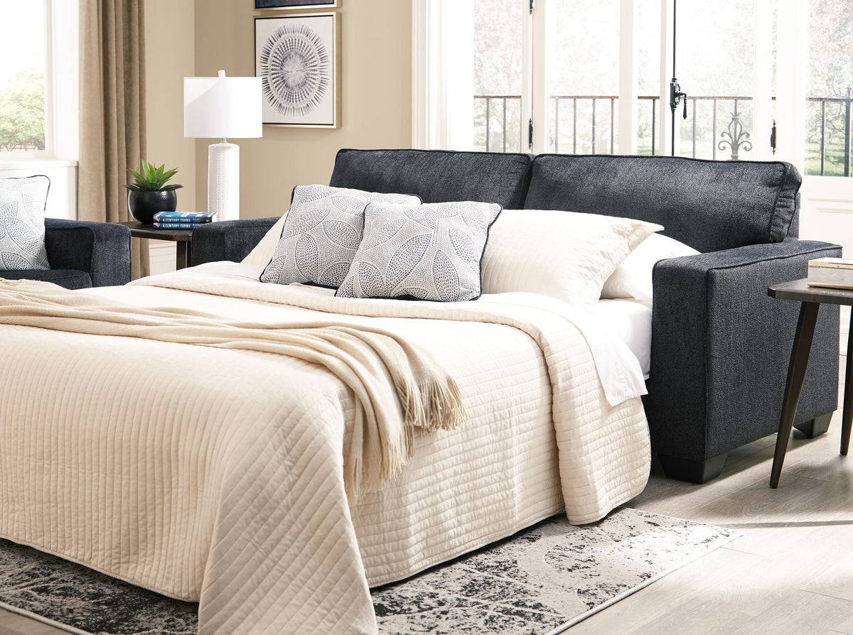Altari - Sleeper Sofa - Select Living Furniture - Sleeper Sofas - Signature Design by Ashley® - 8721439 - Light Gray - Altari - Sleeper Sofa -