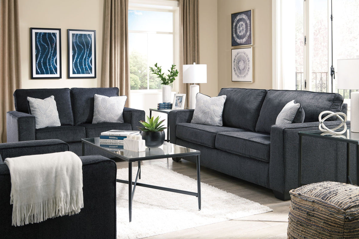 Altari - Stationary Sofa - Select Living Furniture - Stationary Sofas - Signature Design by Ashley® - 8721438 - Light Gray - Altari - Stationary Sofa -