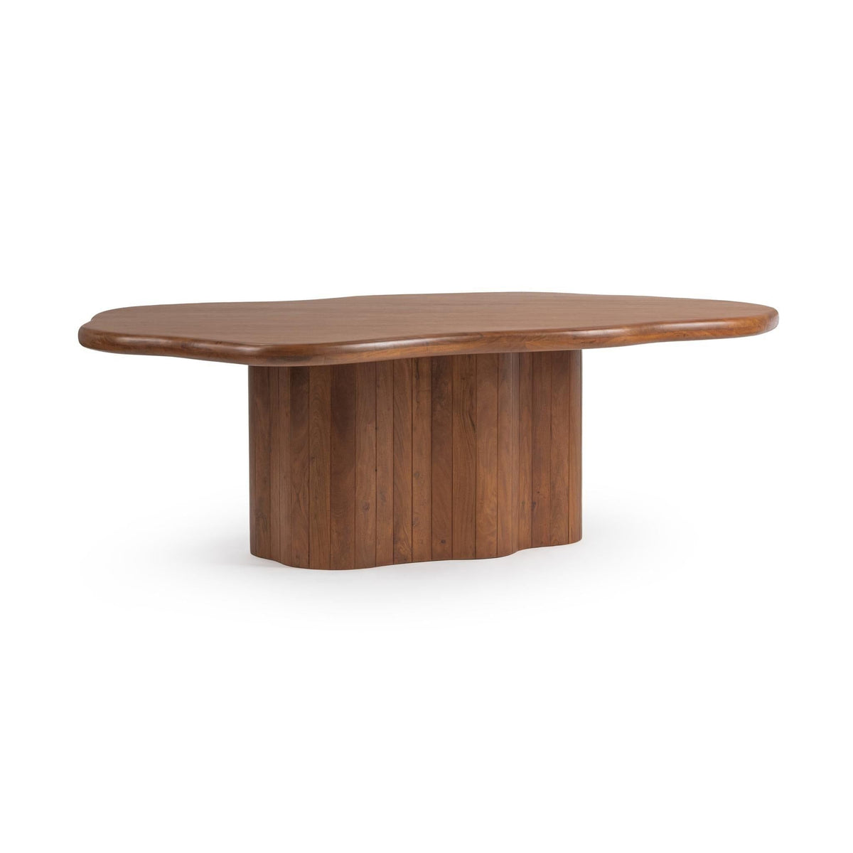 Alvaro - 94" Freeform Dining Table - Chestnut - Select Living Furniture - Dining Tables - Classic Home - 51020062 - Alvaro - 94" Freeform Dining Table - Chestnut -
