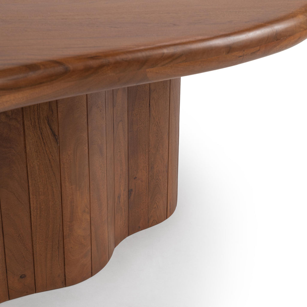 Alvaro - 94" Freeform Dining Table - Chestnut - Select Living Furniture - Dining Tables - Classic Home - 51020062 - Alvaro - 94" Freeform Dining Table - Chestnut -