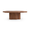 Alvaro - 94" Freeform Dining Table - Chestnut - Select Living Furniture - Dining Tables - Classic Home - 51020062 - Alvaro - 94" Freeform Dining Table - Chestnut -