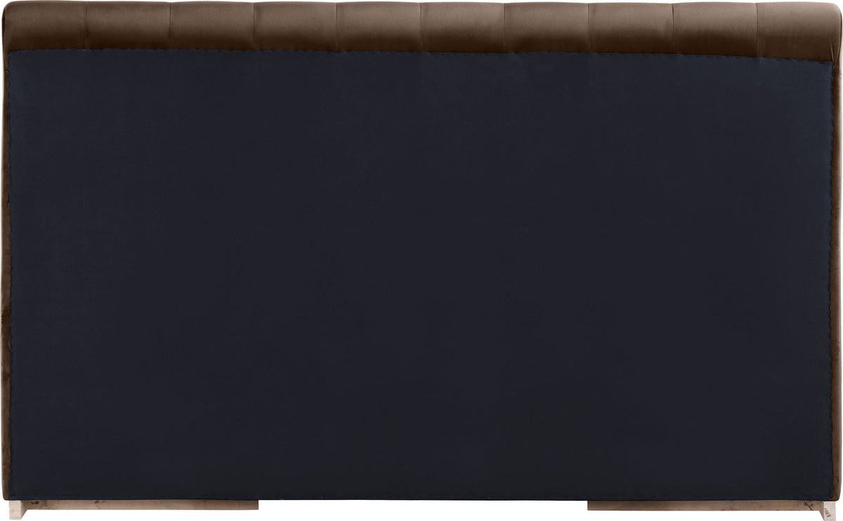 Amara - Velvet Bed - Select Living Furniture - Upholstered Beds - Meridian Furniture - AmaraBlack-Q - Black -Queen - Amara - Velvet Bed -