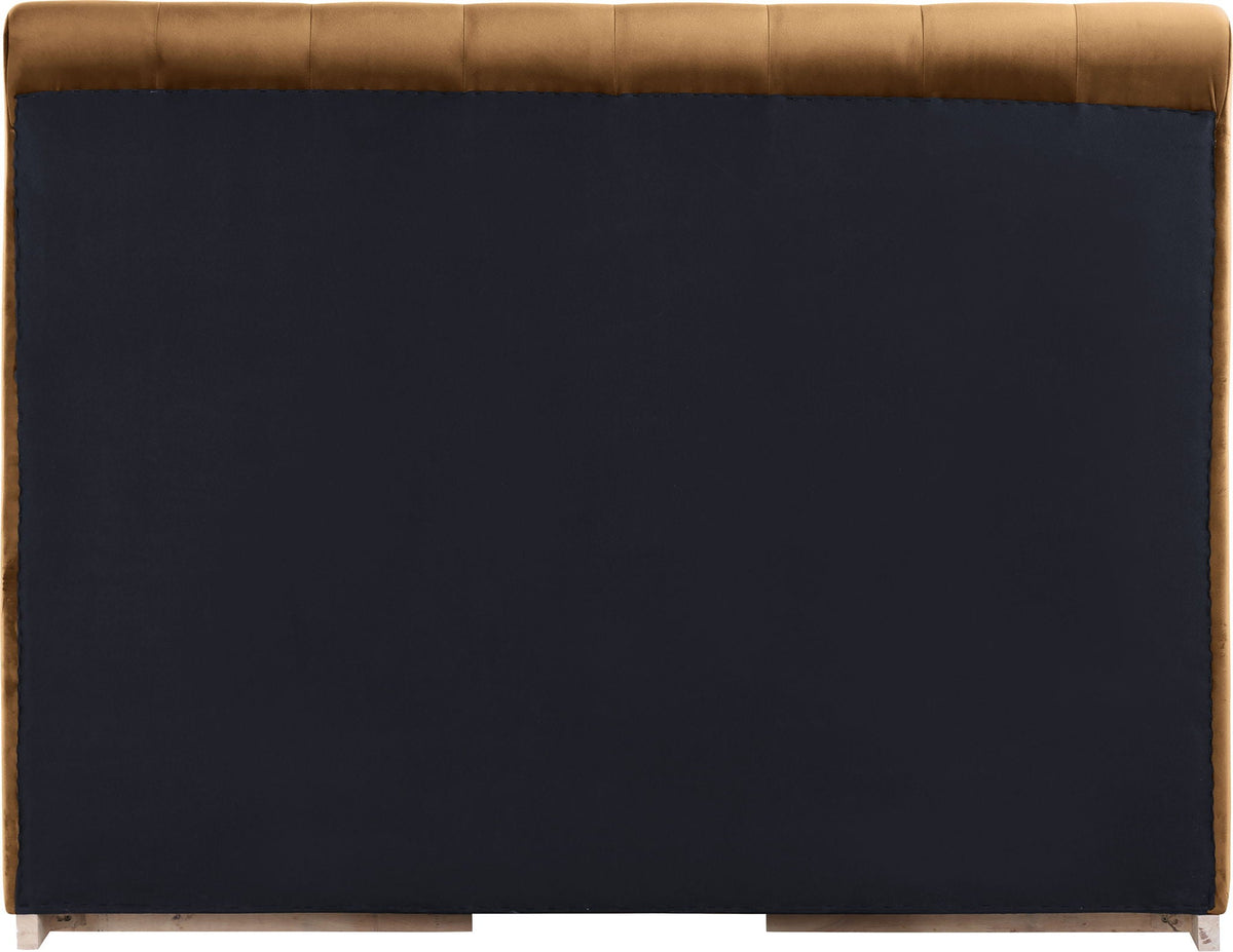 Amara - Velvet Bed - Select Living Furniture - Upholstered Beds - Meridian Furniture - AmaraBlack-Q - Black -Queen - Amara - Velvet Bed -