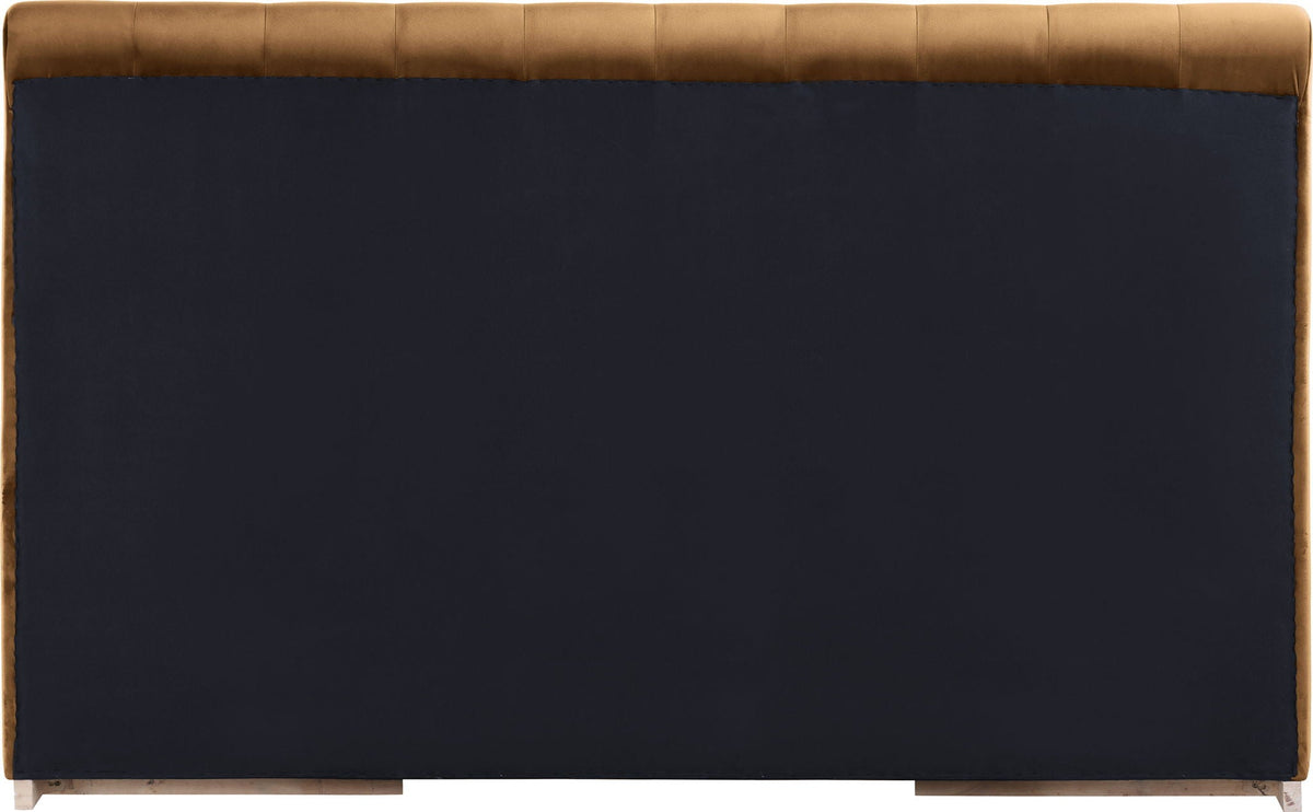 Amara - Velvet Bed - Select Living Furniture - Upholstered Beds - Meridian Furniture - AmaraBlack-Q - Black -Queen - Amara - Velvet Bed -