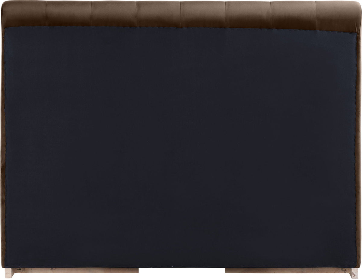 Amara - Velvet Bed - Select Living Furniture - Upholstered Beds - Meridian Furniture - AmaraBlack-Q - Black -Queen - Amara - Velvet Bed -