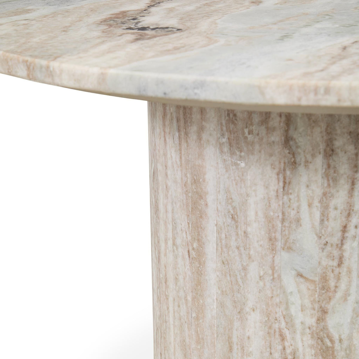 Amberly - Marble Round Coffee Table - Rusty Gray - Select Living Furniture - Coffee Tables - Classic Home - 51012032 - Amberly - Marble Round Coffee Table - Rusty Gray -