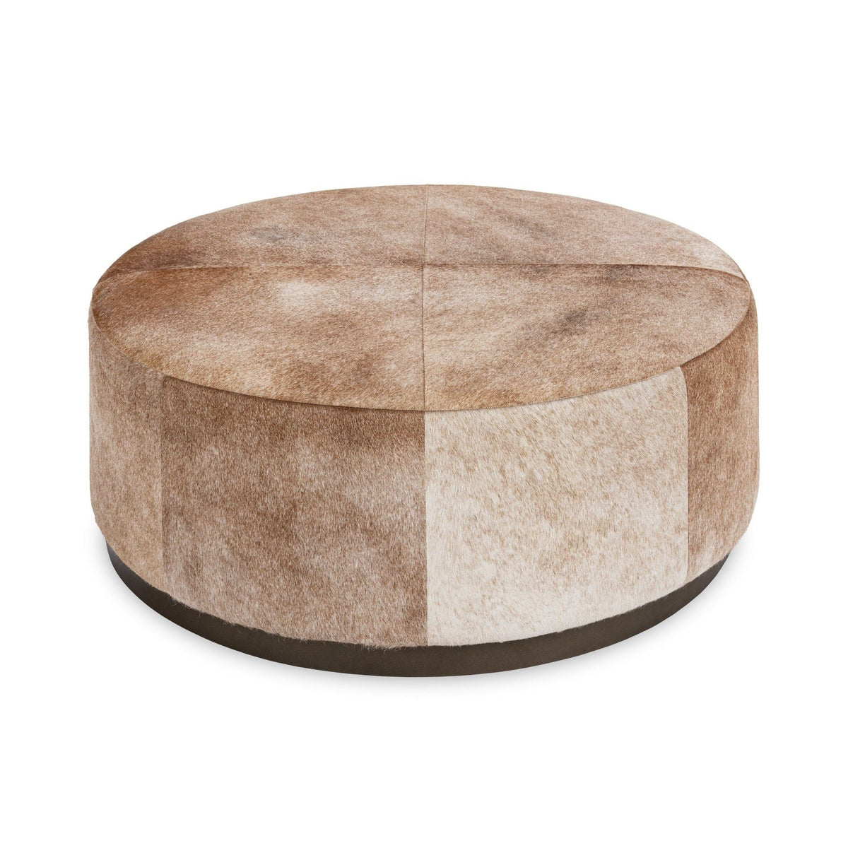 Andre - 40" Round Ottoman - Canyon Dust - Select Living Furniture - Upholstered Ottomans - Classic Home - 53002138 - Andre - 40" Round Ottoman - Canyon Dust -