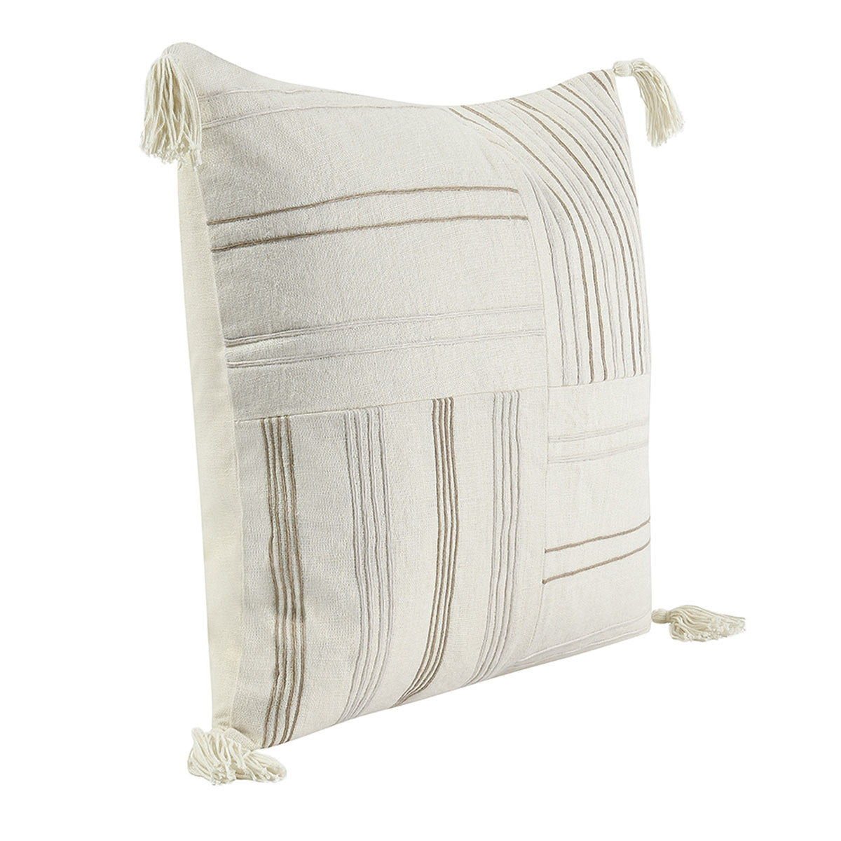 Apana - ST Pillow - Select Living Furniture - Accent Pillows - Villa - V280007 - Ivory/Natural -26" x 14" - Apana - ST Pillow -