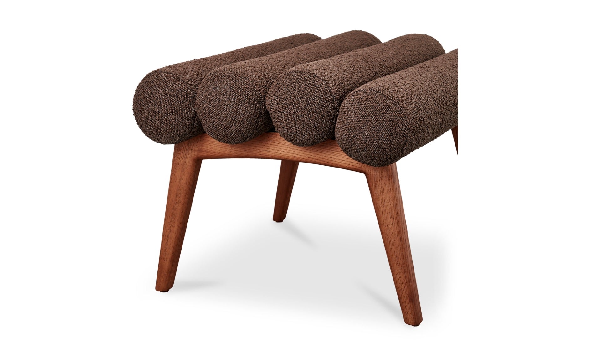 Arlo Stool Performance Fabric - Select Living Furniture - Footstools & Ottomans - Select Living Furniture - Deep Brown - Arlo Stool Performance Fabric - 