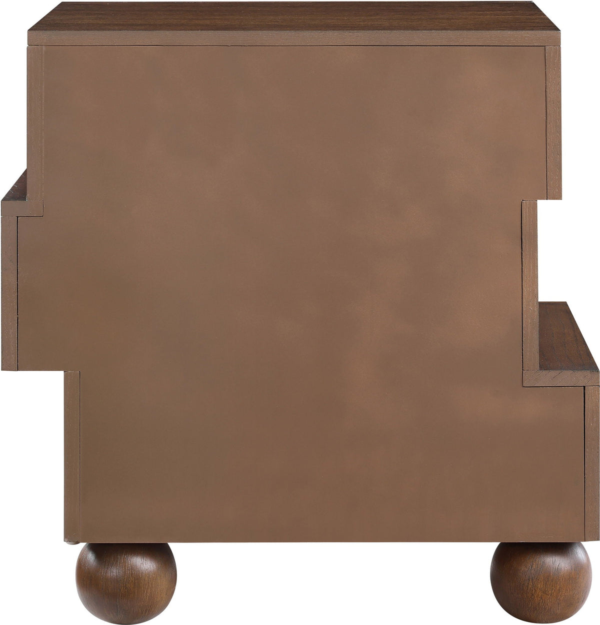 Askew - Night Stand - Select Living Furniture - Accent Nightstands - Meridian Furniture - 327Brown-NS - Dark Brown - Askew - Night Stand -