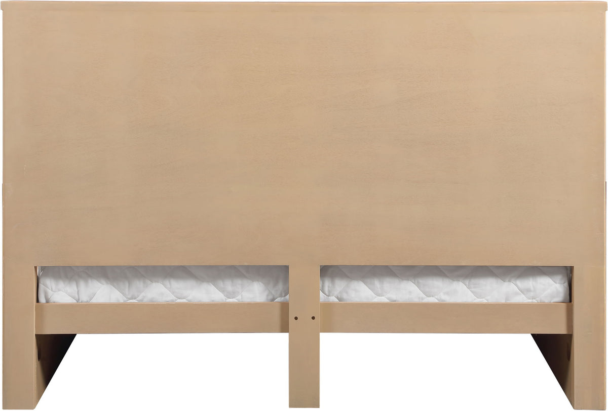 Astrid - Solid Wood And Oak Veneer Bed (3 Boxes) - Select Living Furniture - Platform Beds - Meridian Furniture - 818Black-Q - Black -Queen - Astrid - Solid Wood And Oak Veneer Bed (3 Boxes) -