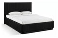 Astrid - Solid Wood And Oak Veneer Bed (3 Boxes) - Select Living Furniture - Platform Beds - Meridian Furniture - 818Black-K - Black -King - Astrid - Solid Wood And Oak Veneer Bed (3 Boxes) -