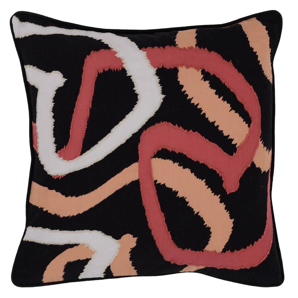 Atlas - Pillow - Black Multi - Select Living Furniture - Outdoor Pillows - Villa - VO20021 - Atlas - Pillow - Black Multi -
