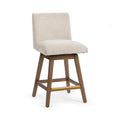 Ava - Swivel Counter Stool - Vanilla Oat - Select Living Furniture - Counter Height (24"-27") - Classic Home - 53006653 - Ava - Swivel Counter Stool - Vanilla Oat -