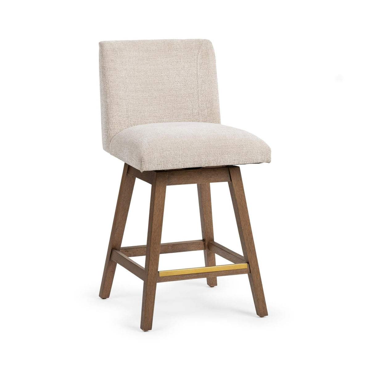 Ava - Swivel Counter Stool - Vanilla Oat - Select Living Furniture - Counter Height (24"-27") - Classic Home - 53006653 - Ava - Swivel Counter Stool - Vanilla Oat -
