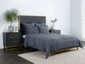 Bari - Velvet Queen Quilt - Sea Fog - Select Living Furniture - Quilts & Shams - Villa - V250141 - Bari - Velvet Queen Quilt - Sea Fog -