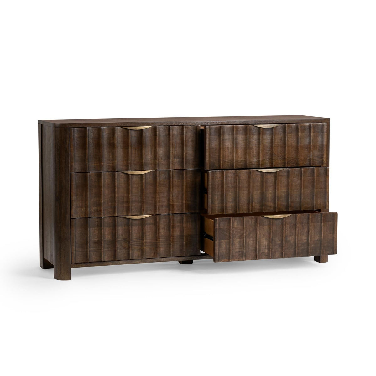 Baylee - 6 Drawer Dresser - Cocoa Brown - Select Living Furniture - Dressers - Classic Home - 52011047 - Baylee - 6 Drawer Dresser - Cocoa Brown -
