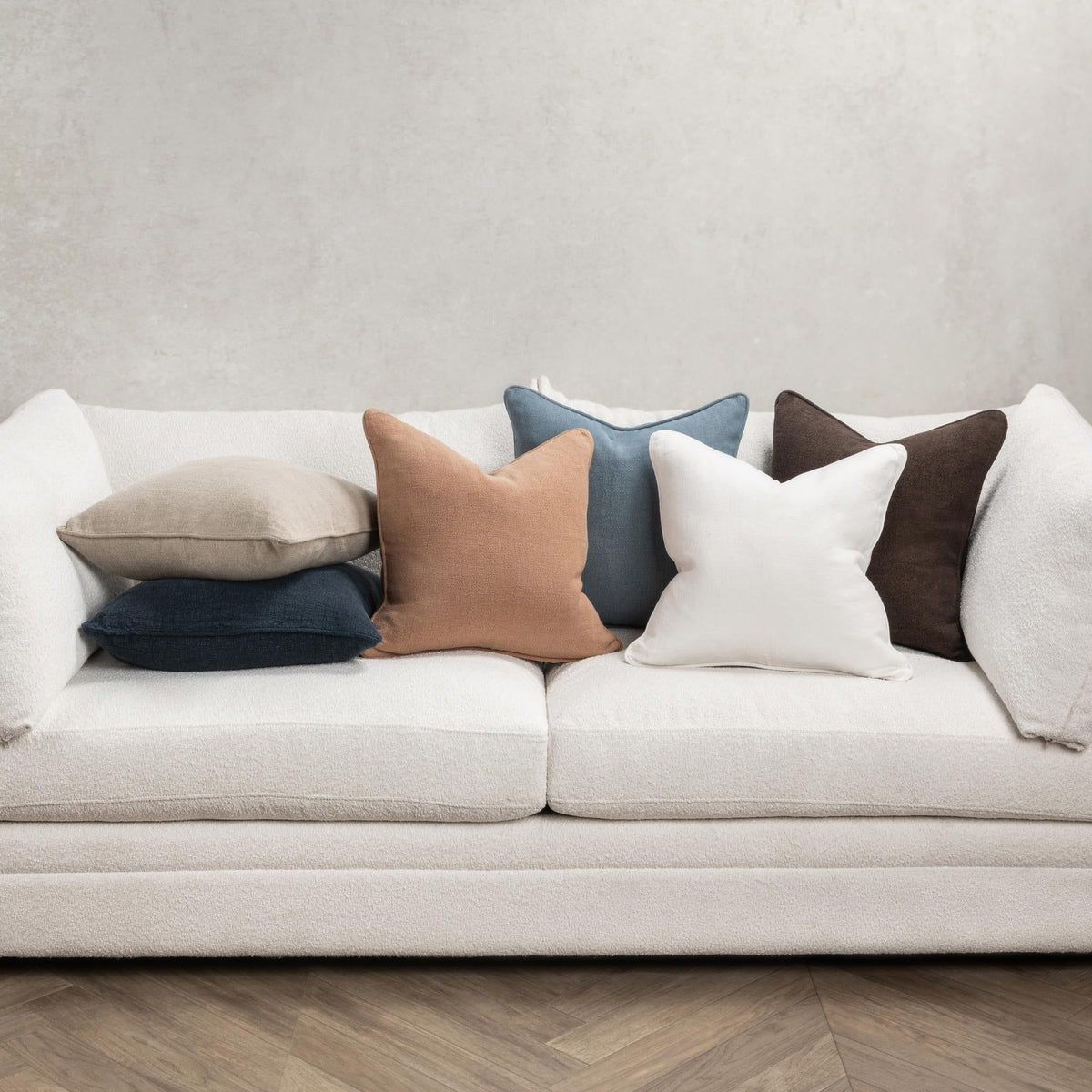 Bedford - SLD Linen Pillow - Select Living Furniture - Accent Pillows - Villa - V320008 - Chambray - Bedford - SLD Linen Pillow -