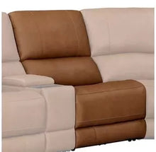 Belmont Lyric Caramel Leather Power Armless Recliner