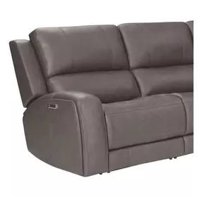 Belmont Lyric LAF Power Recliner - Select Living Furniture - Modular Piece - Parker Living - PAL-MBEL-811LP3Z-ATFG - Autumn Fog - Belmont Lyric Autumn Fog LAF Power Recliner -