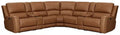 Belmont Lyric Leather Modular Zero Gravity Power Reclining Sectional - Select Living Furniture - Sectional Couches - Parker Living - PAL-MBEL-KIT-6A-P3Z-LYCM - Caramel -6 Piece Sectional - Belmont Lyric Caramel Leather Modular Zero Gravity Power Reclining Sectional -