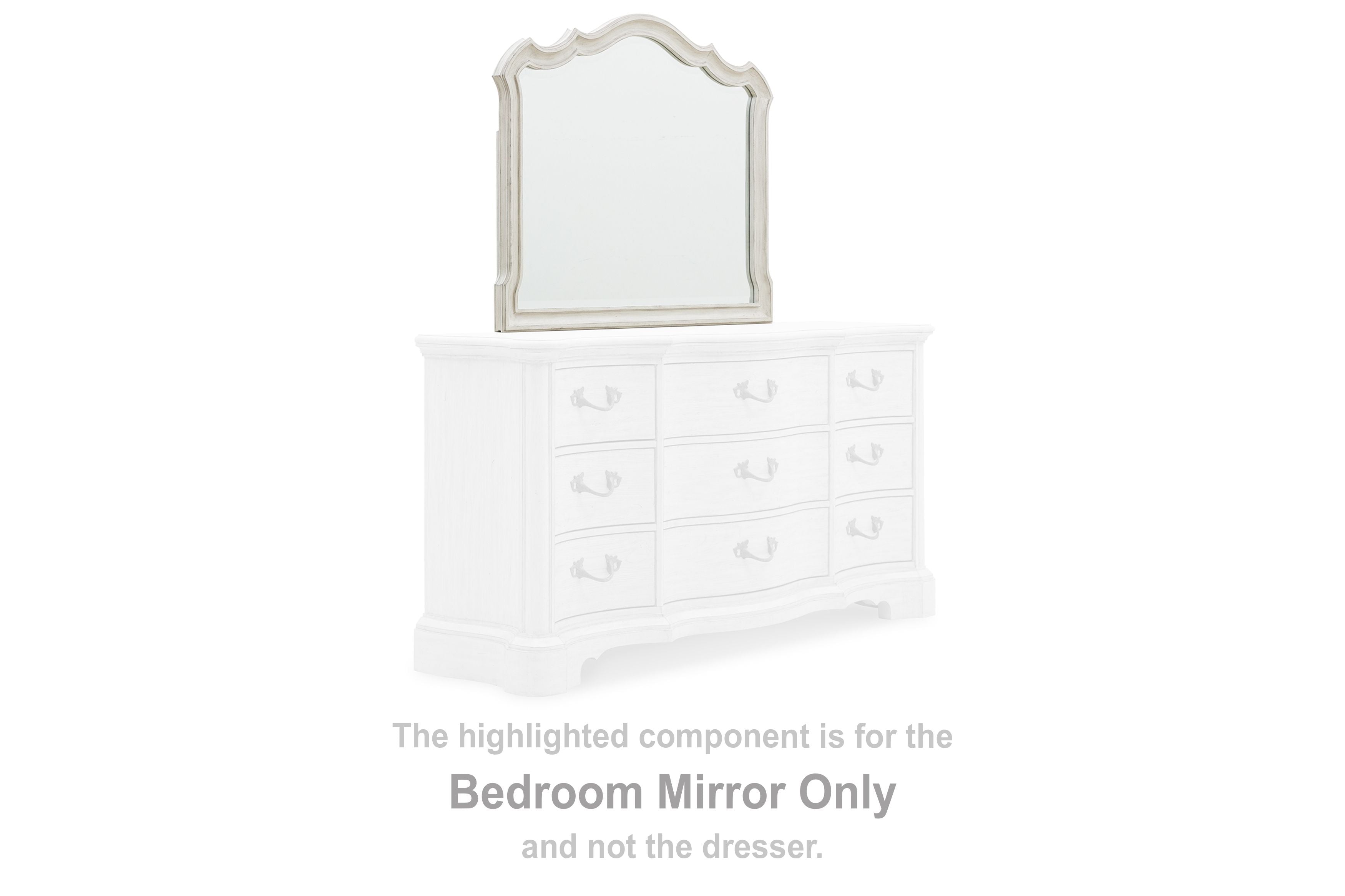 Arlendyne - Antique White - Bedroom Mirror