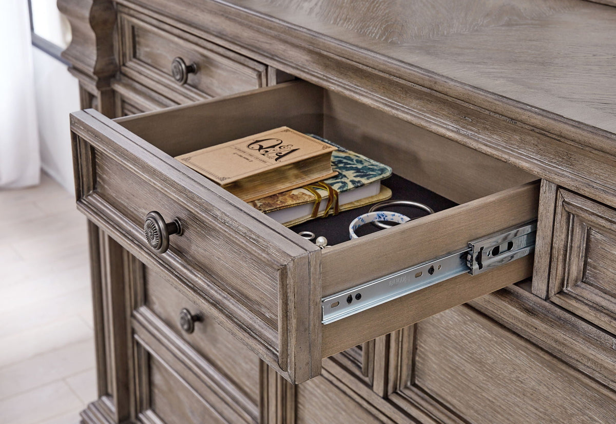 Blairhurst - Dresser - Select Living Furniture - Dressers - Signature Design by Ashley® - B916B1 - Light Brown -Dresser & Mirror - Blairhurst - Dresser -