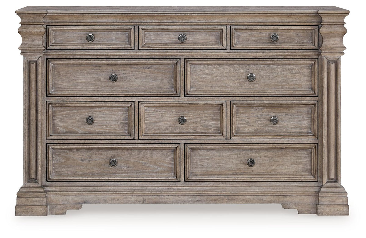 Blairhurst - Dresser - Select Living Furniture - Dressers - Signature Design by Ashley® - B916B1 - Light Brown -Dresser & Mirror - Blairhurst - Dresser -