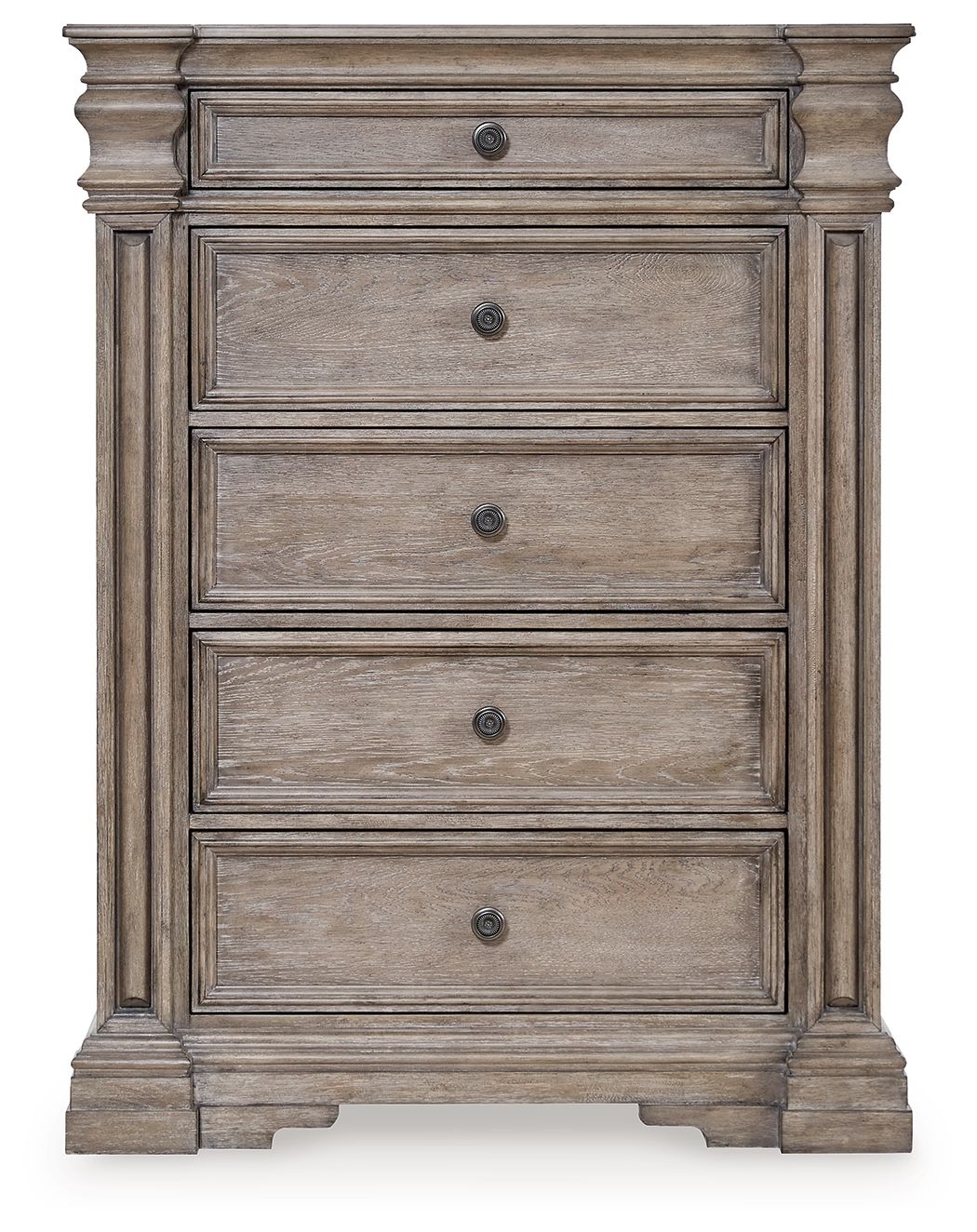 Blairhurst - Five Drawer Chest - Light Grayish Brown - Select Living Furniture - Accent Chests - Signature Design by Ashley® - B916-46 - Blairhurst - Five Drawer Chest - Light Grayish Brown -