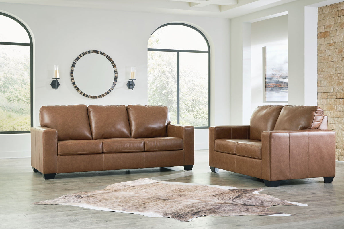 Bolsena - Living Room Set - Select Living Furniture - Stationary Sofas & Loveseats - Signature Design by Ashley® - 55603/38/35 - Light Brown -2 Pc. Sofa, Loveseat - Bolsena - Living Room Set -