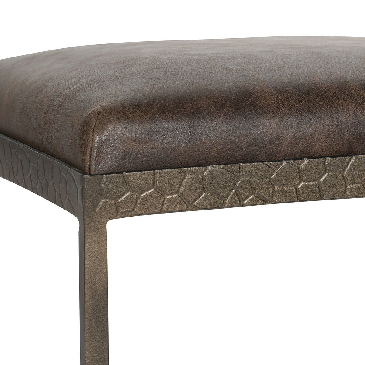 Bose - 26" Leather Counter Stool - Select Living Furniture - Counter Height (24"-27") - Classic Home - 53002007 - Cocoa Brown - Bose - 26" Leather Counter Stool -