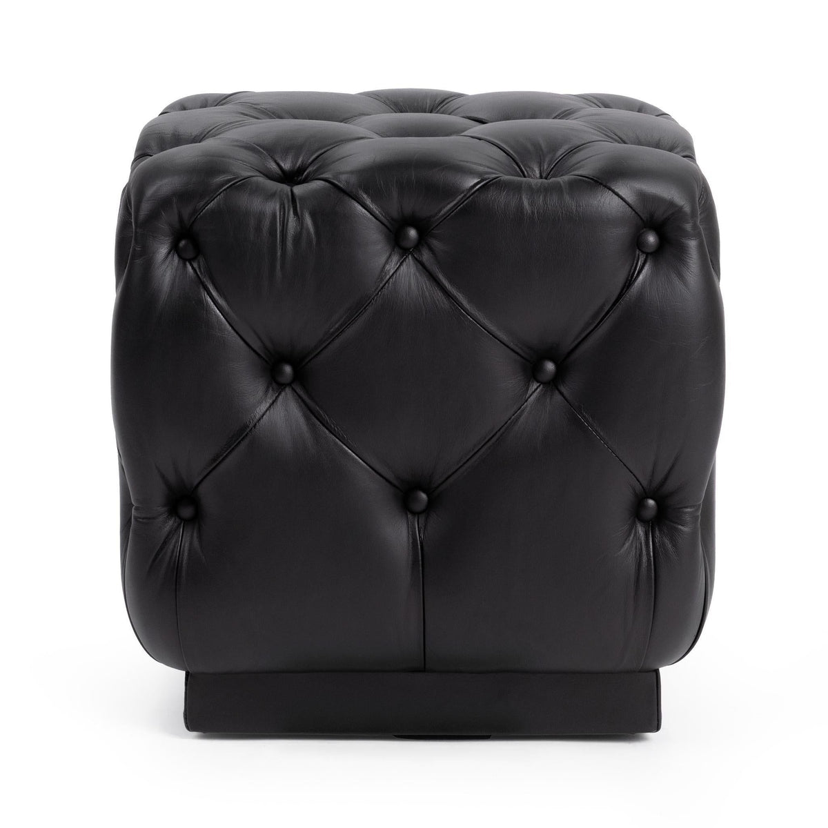 Briar - Square Ottoman - Midnight Raven - Select Living Furniture - Upholstered Ottomans - Classic Home - 53002166 - Briar - Square Ottoman - Midnight Raven -