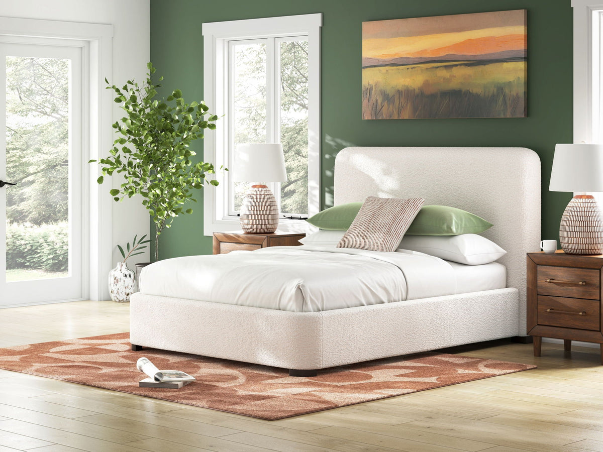 Brintstreet - Upholstered Bed - Select Living Furniture - Upholstered Beds - Signature Design by Ashley® - PCB401-82 - Beige -King - lifestyle -