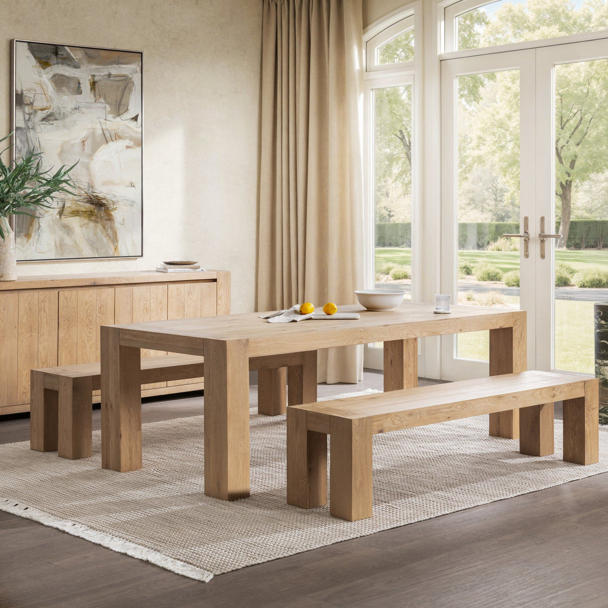Bristol - Bench - Select Living Furniture - Dining Benches - Classic Home - 53006709 - Onyx Haze - Bristol - Bench -