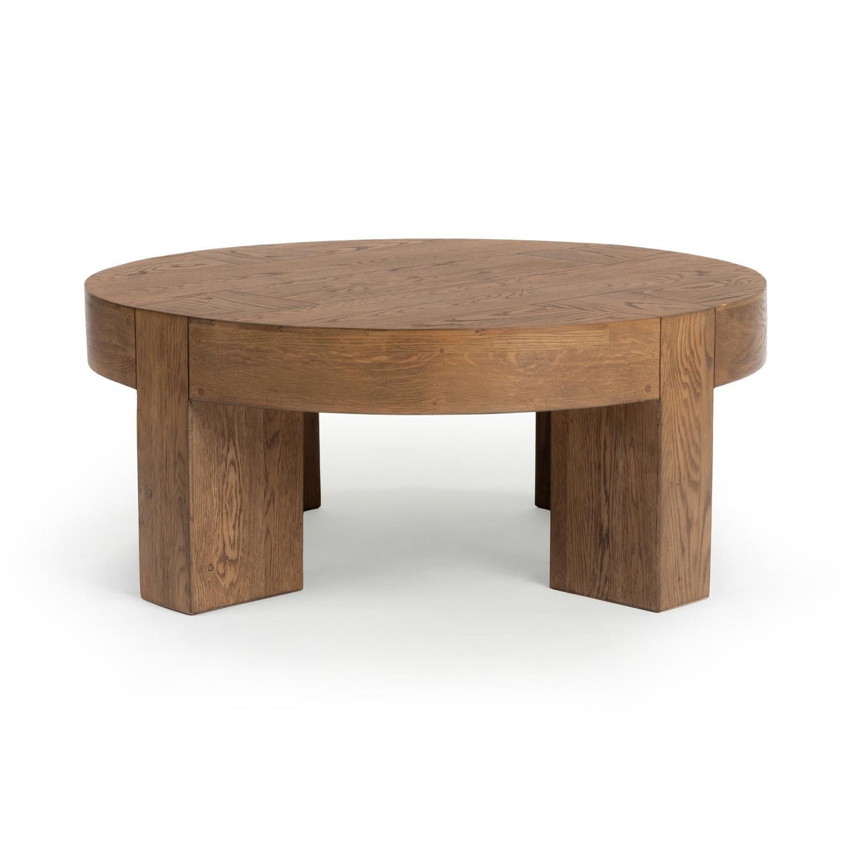 Bristol - Round Coffee Table - Cafe Brown - Select Living Furniture - Coffee Tables - Classic Home - 51031875 - Bristol - Round Coffee Table - Cafe Brown -
